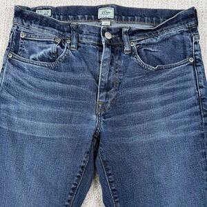 J Crew Men's 31x32 484 Slim Tapered Kurabo Japanese Denim Blue Jeans *Read